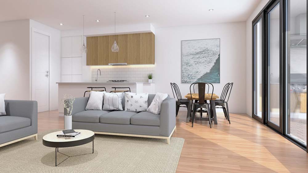 3D Visual Rendering - Living Room
